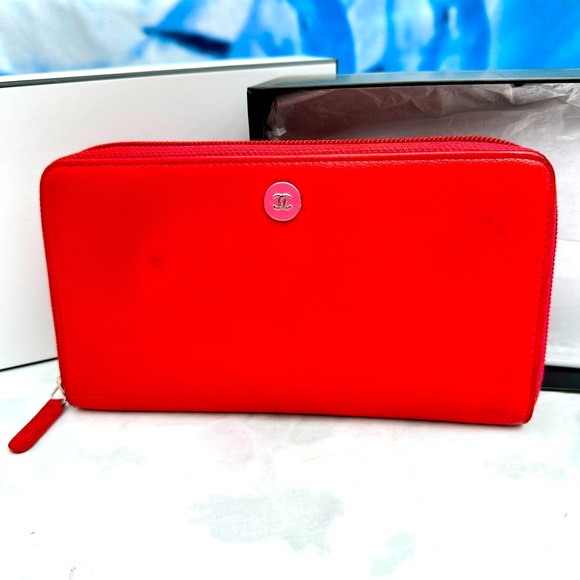 CHANEL Timeless Continental Zip Around Wallet/ Organizer ❤️❤️❤️ - Picture 3 of 16